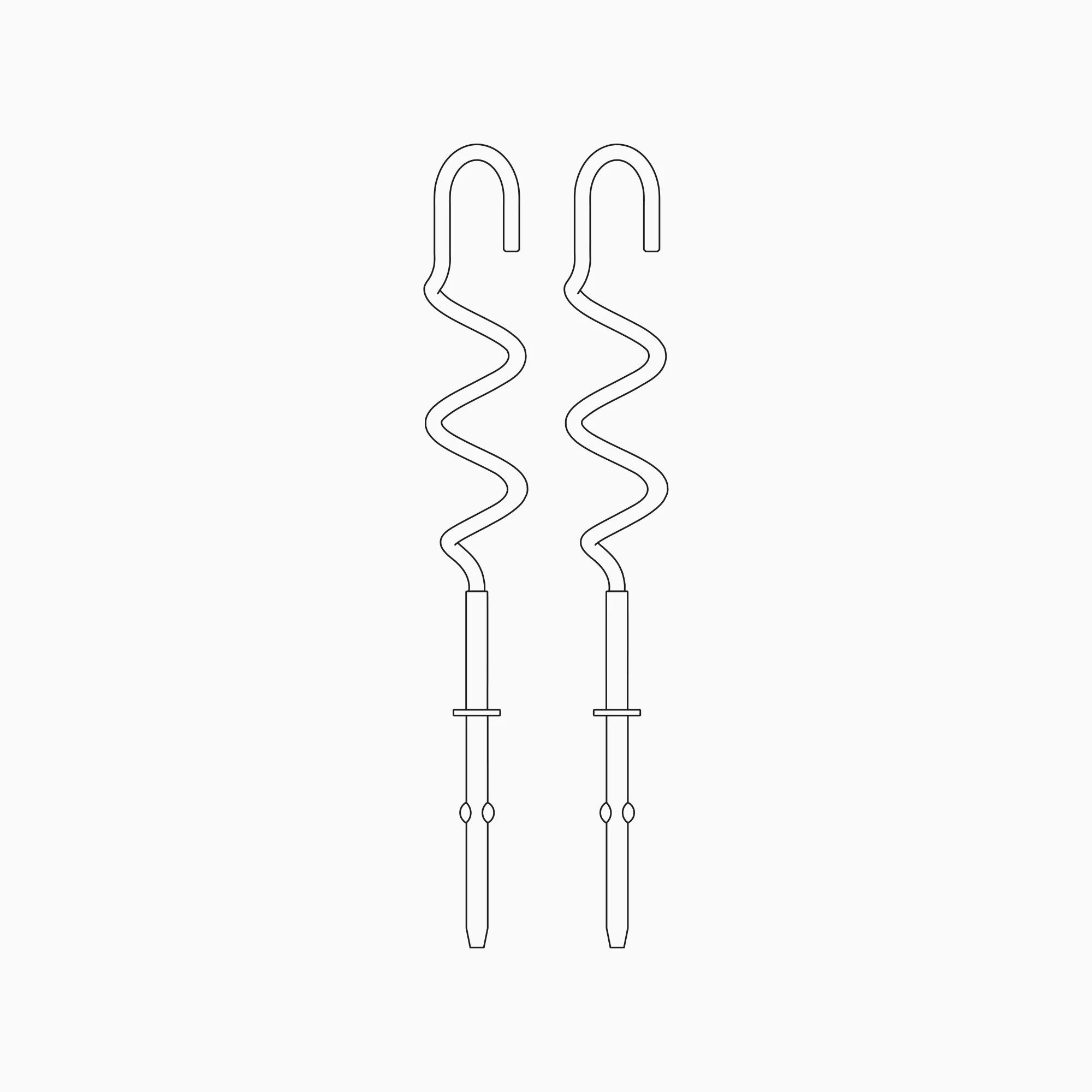 Hand Mixer Dough Hooks (DHM3)