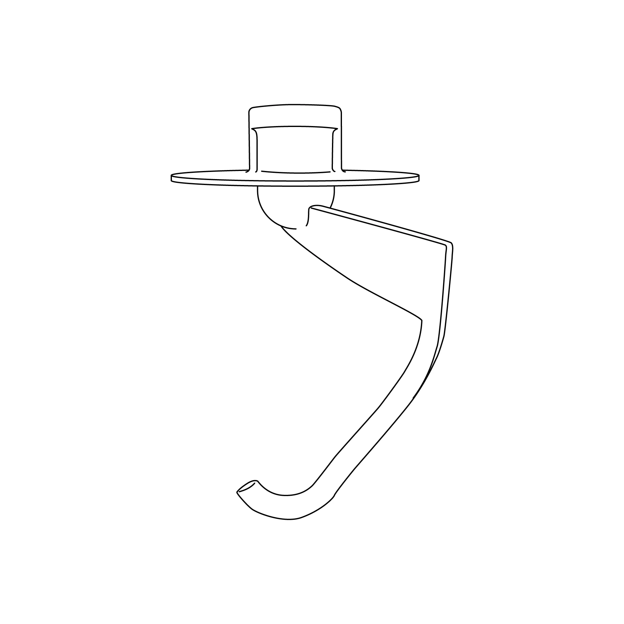 Stand Mixer Dough Hook (CSM1)