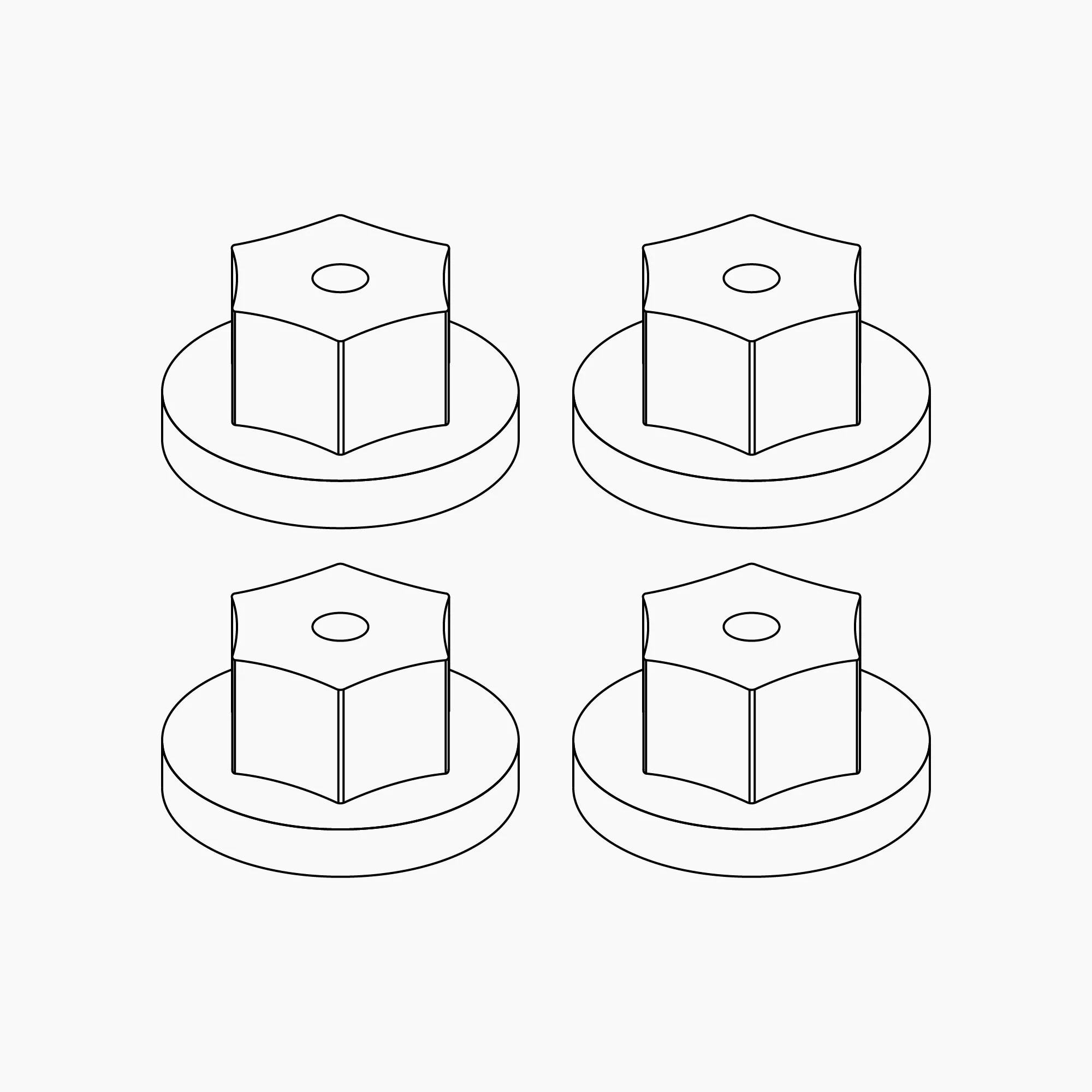 Architect Toaster Feet - (CAT2 & CAT4)